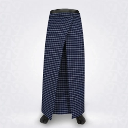 Denim Lungi-Dark Ebony Navy Blue Mirage Cotton